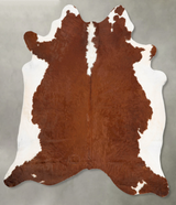Hereford XX-Large Brazilian Cowhide Rug 7'7"H x 7'0"W #B28736 by Hudson Hides