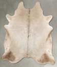 Champagne XX-Large Brazilian Cowhide Rug 8'2"H x 6'11"W #B28738 by Hudson Hides