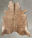 Taupe XX-Large Brazilian Cowhide Rug 7'4"H x 6'11"W #B28741 by Hudson Hides