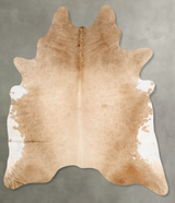 Champagne XX-Large Brazilian Cowhide Rug 8'6"H x 6'10"W #B28742 by Hudson Hides