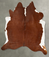 Hereford XX-Large Brazilian Cowhide Rug 8'2"H x 7'1"W #B28746 by Hudson Hides