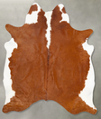 Hereford X-Large Brazilian Cowhide Rug 7'5"H x 6'8"W #B28747 by Hudson Hides