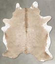 Champagne X-Large Brazilian Cowhide Rug 8'2"H x 5'9"W #B28762 by Hudson Hides