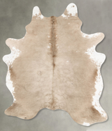Champagne X-Large Brazilian Cowhide Rug 8'2"H x 5'9"W #B28762 by Hudson Hides