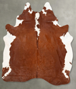 Hereford XX-Large Brazilian Cowhide Rug 8'3"H x 6'6"W #B28764 by Hudson Hides