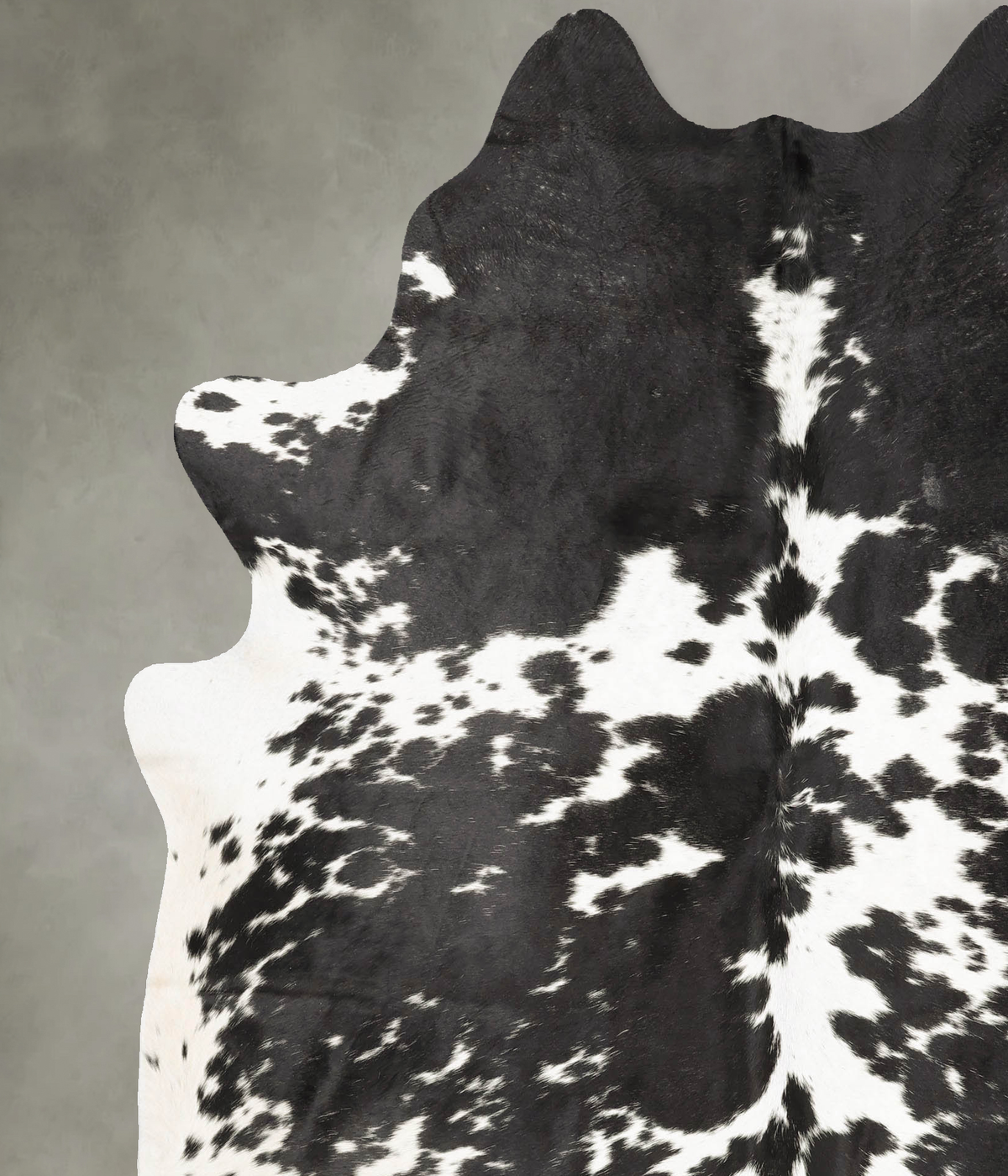 Black and White X-Large Brazilian Cowhide Rug 7'6"H x 6'5"W #B28769 by Hudson Hides