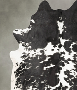 Black and White X-Large Brazilian Cowhide Rug 7'6"H x 6'5"W #B28769 by Hudson Hides