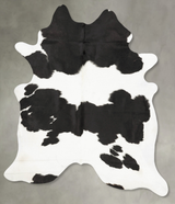 Black and White XX-Large Brazilian Cowhide Rug 8'0"H x 6'3"W #B28780 by Hudson Hides