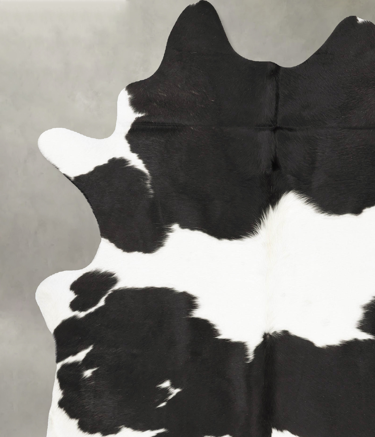 Black and White XX-Large Brazilian Cowhide Rug 8'0"H x 6'3"W #B28780 by Hudson Hides