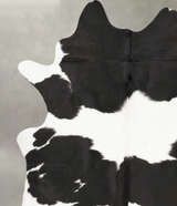 Black and White XX-Large Brazilian Cowhide Rug 8'0"H x 6'3"W #B28780 by Hudson Hides