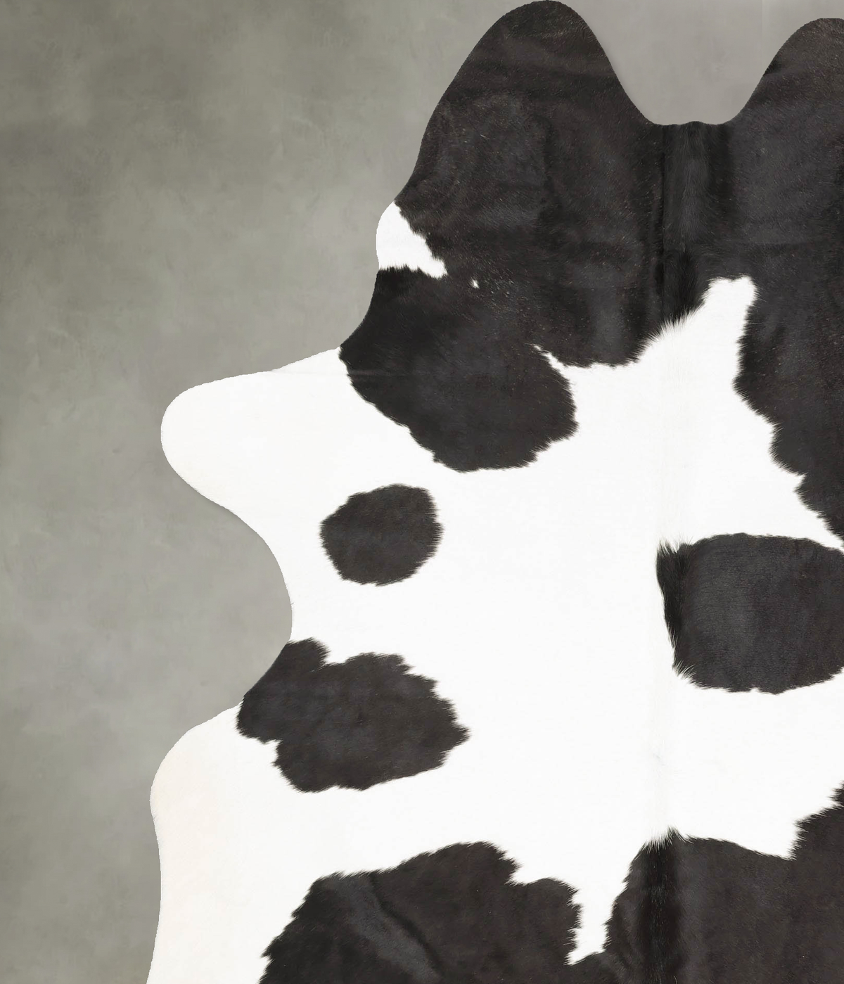 Black and White Cowhide Rug #B28789