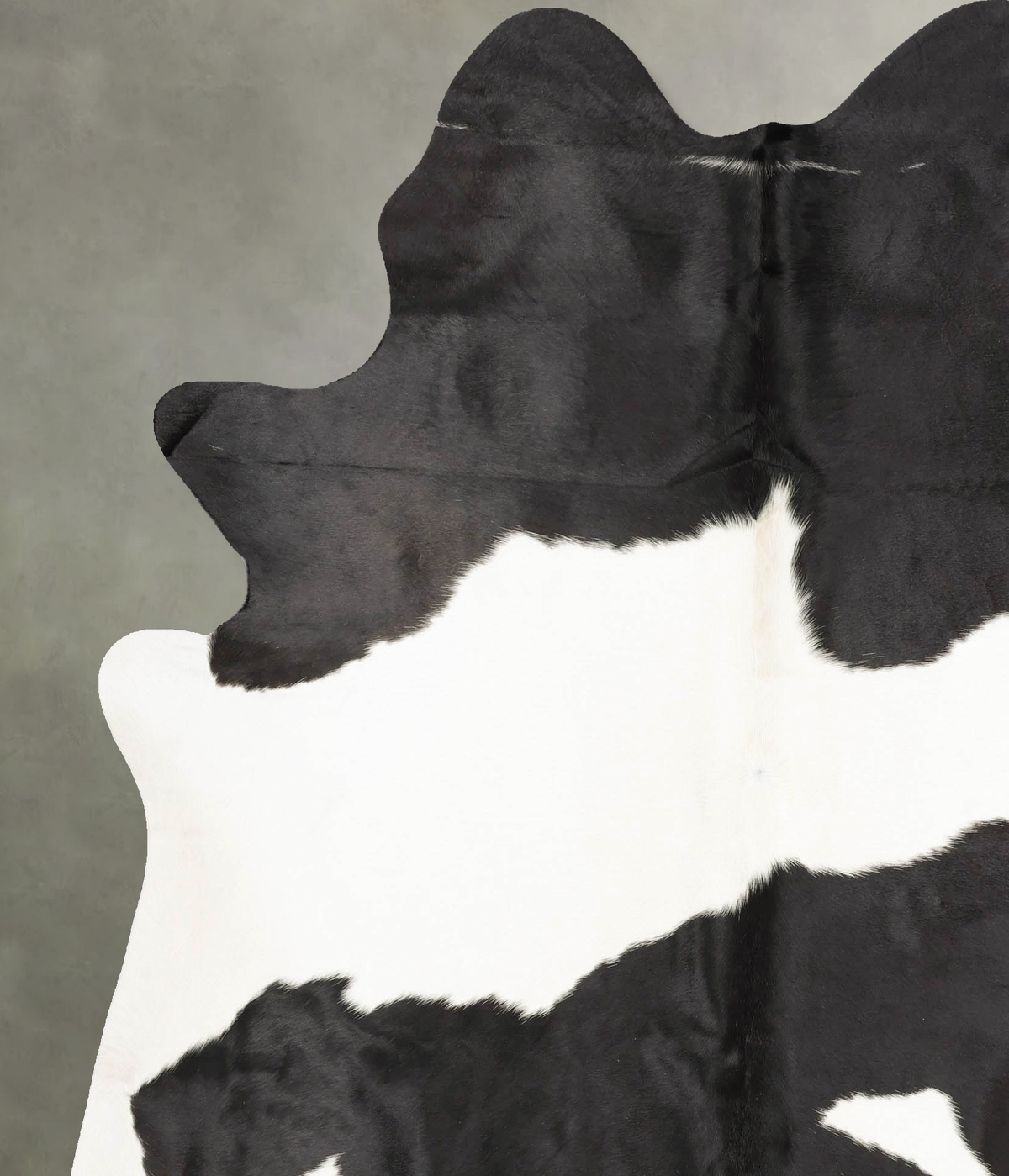 Black and White X-Large Brazilian Cowhide Rug 7'9"H x 6'5"W #B28791 by Hudson Hides
