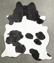 Black and White XX-Large Brazilian Cowhide Rug 8'3"H x 6'7"W #B28792 by Hudson Hides