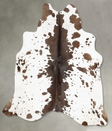 Salt and Pepper Black X-Large Brazilian Cowhide Rug 6'9"H x 6'6"W #B28794 by Hudson Hides