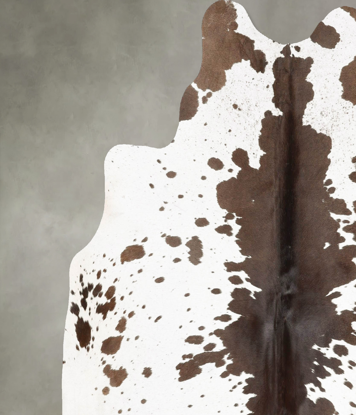 Salt and Pepper Black X-Large Brazilian Cowhide Rug 6'9"H x 6'6"W #B28794 by Hudson Hides