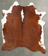 Hereford X-Large Brazilian Cowhide Rug 7'10"H x 6'4"W #B28816 by Hudson Hides