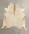 Champagne XX-Large Brazilian Cowhide Rug 7'9