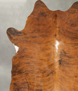 Medium Brindle X-Large Brazilian Cowhide Rug 7'5"H x 6'0"W #B28820 by Hudson Hides