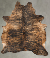 Medium Brindle X-Large Brazilian Cowhide Rug 8'0"H x 5'10"W #B28842 by Hudson Hides