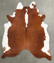Hereford XX-Large Brazilian Cowhide Rug 8'8"H x 7'7"W #B28850 by Hudson Hides