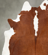 Hereford XX-Large Brazilian Cowhide Rug 8'8"H x 7'7"W #B28850 by Hudson Hides