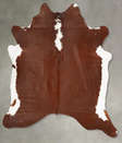 Hereford XX-Large Brazilian Cowhide Rug 7'11"H x 6'11"W #B28851 by Hudson Hides