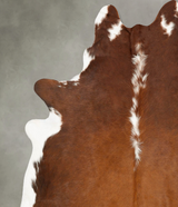 Hereford XX-Large Brazilian Cowhide Rug 7'11"H x 6'8"W #B28852 by Hudson Hides