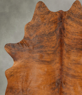 Medium Brindle X-Large Brazilian Cowhide Rug 7'2"H x 5'9"W #B28861 by Hudson Hides