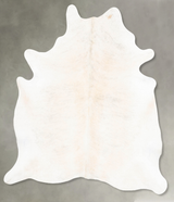 Light Grey X-Large Brazilian Cowhide Rug 7'7"H x 6'6"W #B28868 by Hudson Hides