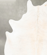Light Grey X-Large Brazilian Cowhide Rug 7'7"H x 6'6"W #B28868 by Hudson Hides
