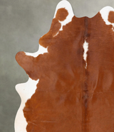 Hereford XX-Large Brazilian Cowhide Rug 8'2"H x 6'9"W #B28871 by Hudson Hides