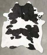 Black and White XX-Large Brazilian Cowhide Rug 8'8"H x 6'9"W #B28875 by Hudson Hides