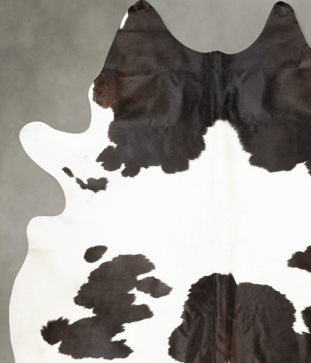 Black and White XX-Large Brazilian Cowhide Rug 8'7"H x 6'10"W #B28878 by Hudson Hides