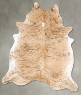 Light Brindle XX-Large Brazilian Cowhide Rug 8'8"H x 7'3"W #B28899 by Hudson Hides