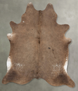 Taupe XX-Large Brazilian Cowhide Rug 7'11"H x 6'5"W #B28915 by Hudson Hides