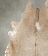 Champagne XX-Large Brazilian Cowhide Rug 8'6"H x 7'2"W #B28918 by Hudson Hides