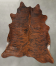 Dark Brindle X-Large Brazilian Cowhide Rug 6'9"H x 6'7"W #B28920 by Hudson Hides