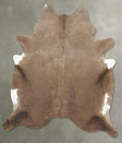 Taupe XX-Large Brazilian Cowhide Rug 8'6"H x 6'11"W #B28927 by Hudson Hides