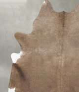 Taupe XX-Large Brazilian Cowhide Rug 8'6"H x 6'11"W #B28927 by Hudson Hides