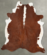 Hereford XX-Large Brazilian Cowhide Rug 8'5"H x 7'2"W #B28930 by Hudson Hides