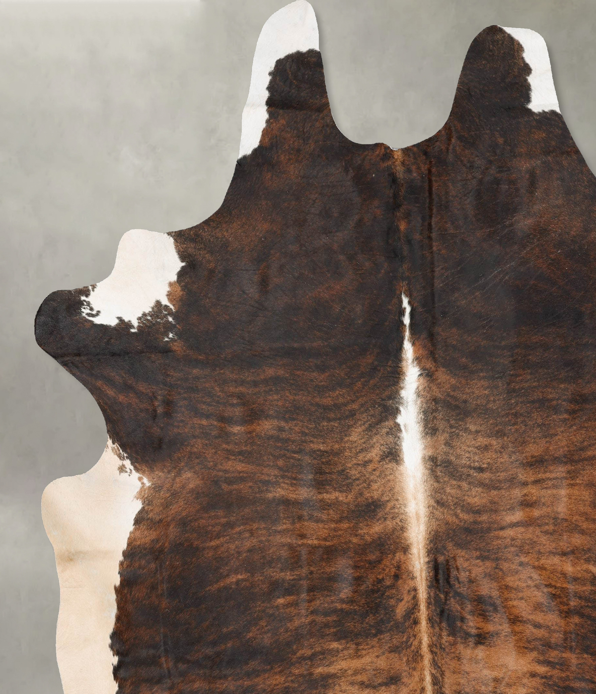 Dark Brindle XX-Large Brazilian Cowhide Rug 9'1"H x 7'2"W #B28936 by Hudson Hides
