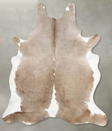 Taupe XX-Large Brazilian Cowhide Rug 8'8"H x 6'11"W #B28939 by Hudson Hides