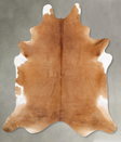 Solid Brown XX-Large Brazilian Cowhide Rug 9'0"H x 7'4"W #B28940 by Hudson Hides