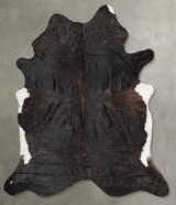 Dark Brindle XX-Large Brazilian Cowhide Rug 8'7"H x 7'5"W #B28941 by Hudson Hides
