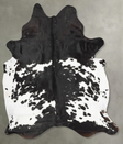 Black and White XX-Large Brazilian Cowhide Rug 8'1"H x 6'7"W #B28944 by Hudson Hides