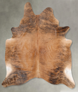 Medium Brindle X-Large Brazilian Cowhide Rug 7'10"H x 6'4"W #B28948 by Hudson Hides