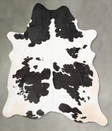 Black and White XX-Large Brazilian Cowhide Rug 8'4"H x 6'7"W #B28949 by Hudson Hides