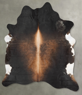 Chocolate XX-Large Brazilian Cowhide Rug 8'6"H x 7'1"W #B28952 by Hudson Hides