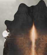 Chocolate XX-Large Brazilian Cowhide Rug 8'6"H x 7'1"W #B28952 by Hudson Hides