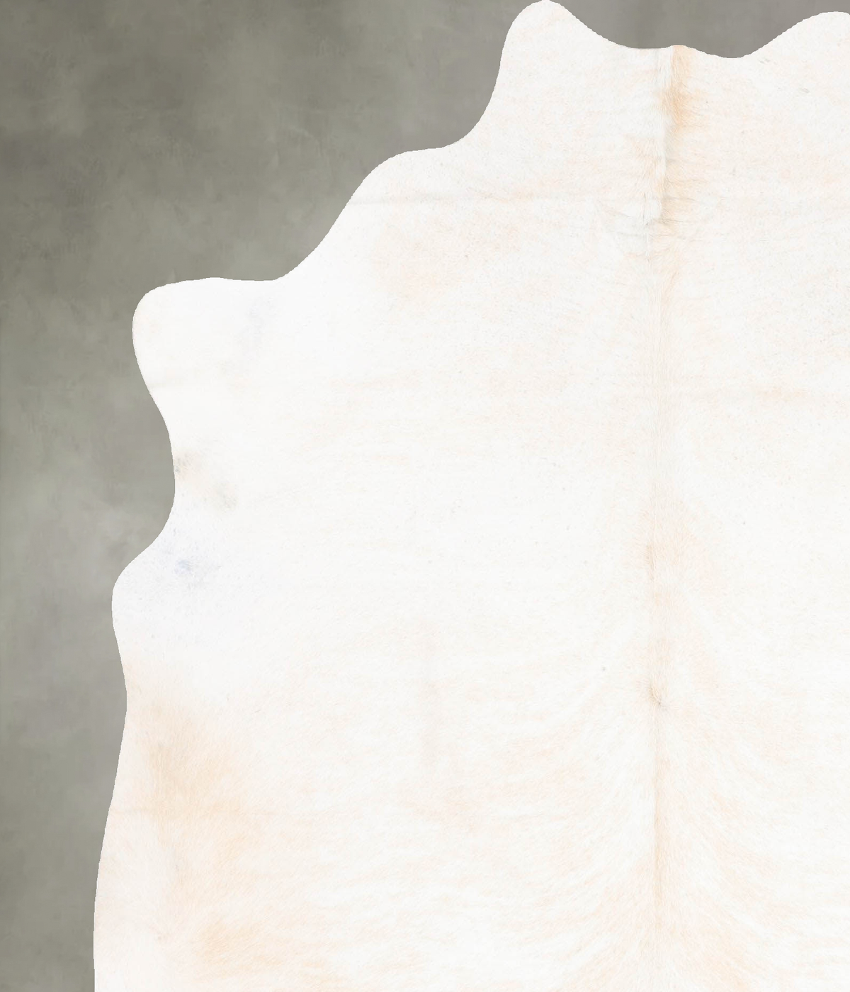 Ivory with Beige X-Large Brazilian Cowhide Rug 7'2"H x 6'3"W #B28956 by Hudson Hides